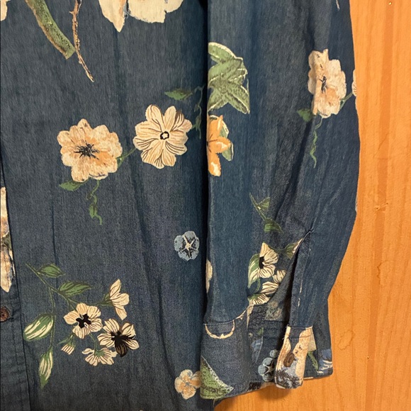 Floral Blu women Shirt - Picture 3 of 6